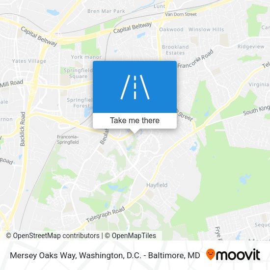 Mapa de Mersey Oaks Way