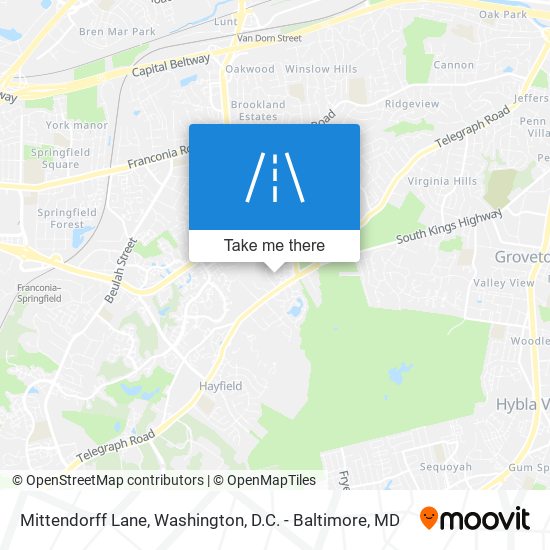 Mittendorff Lane map