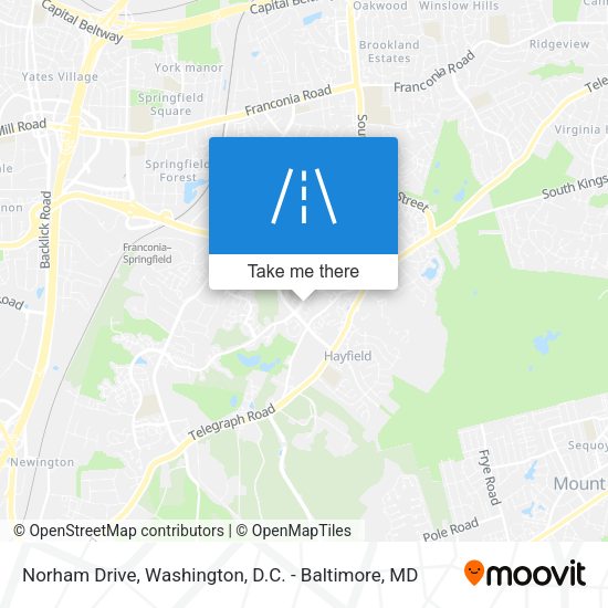 Mapa de Norham Drive