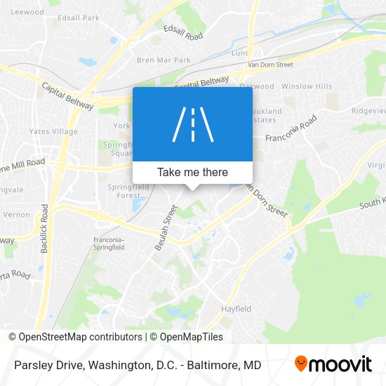 Mapa de Parsley Drive