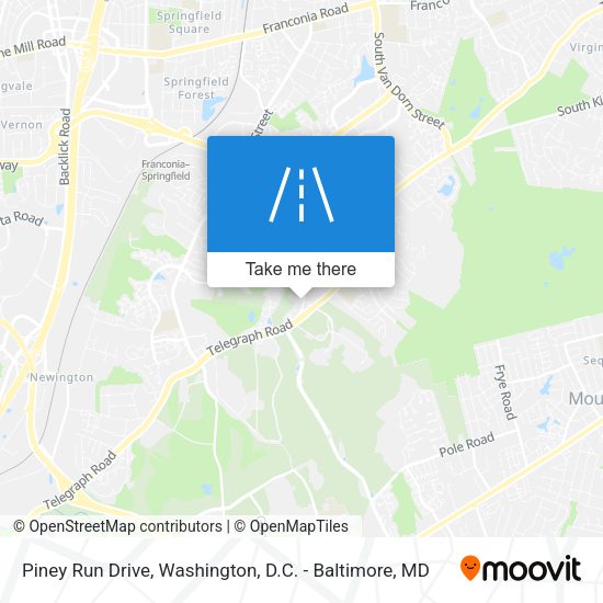 Mapa de Piney Run Drive