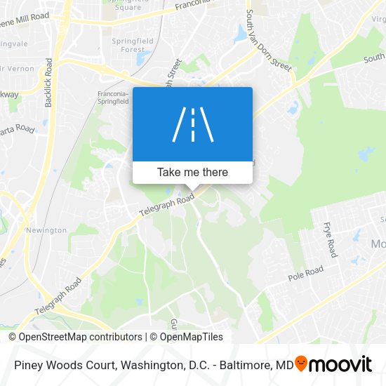 Mapa de Piney Woods Court