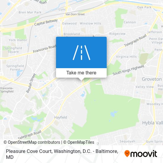 Pleasure Cove Court map