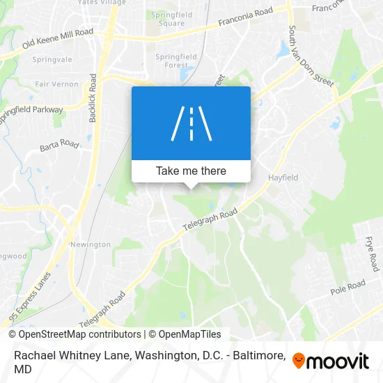 Rachael Whitney Lane map