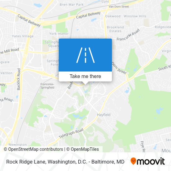 Mapa de Rock Ridge Lane