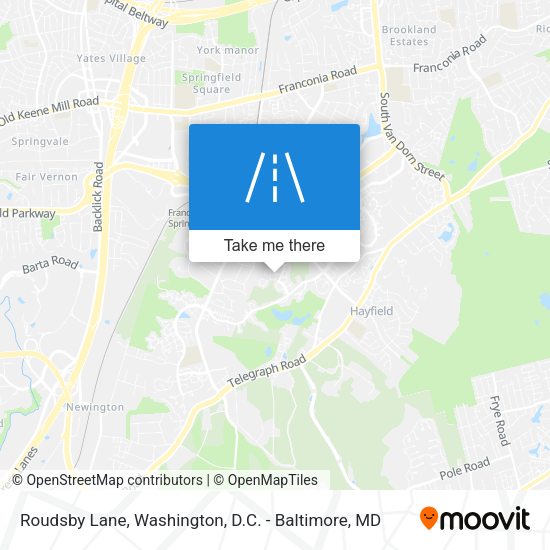 Roudsby Lane map