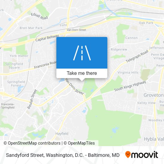 Mapa de Sandyford Street