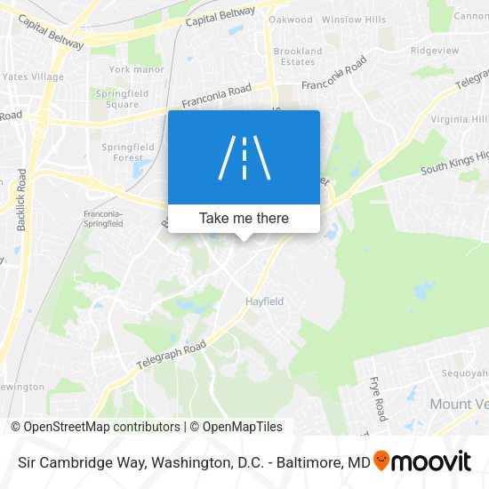 Mapa de Sir Cambridge Way