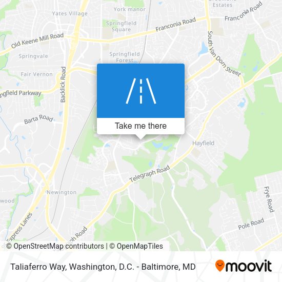 Taliaferro Way map