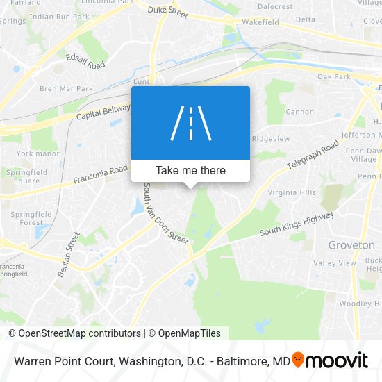 Warren Point Court map