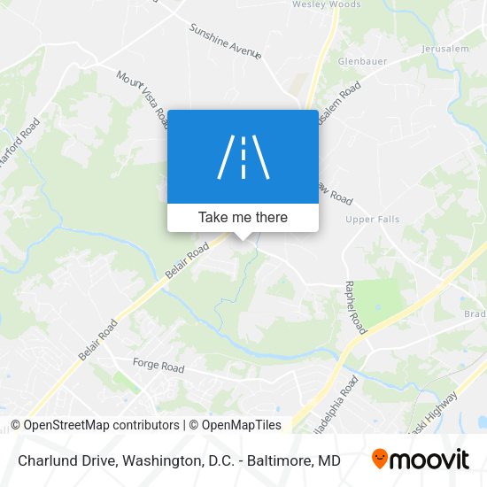 Charlund Drive map