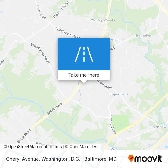 Mapa de Cheryl Avenue