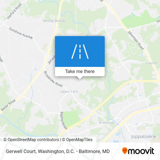 Gerwell Court map