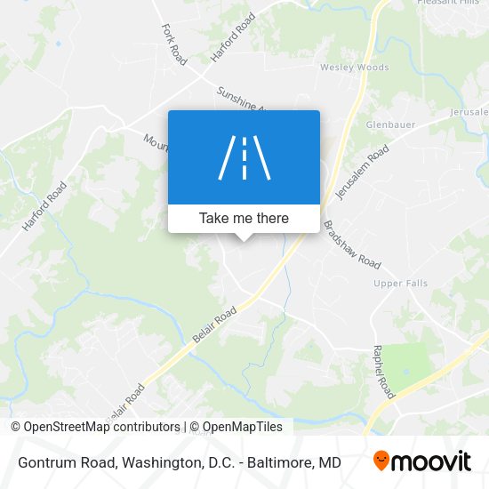 Mapa de Gontrum Road
