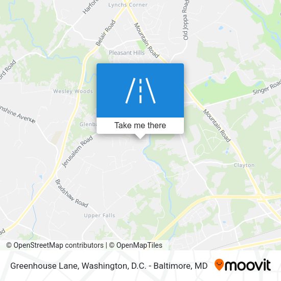 Greenhouse Lane map