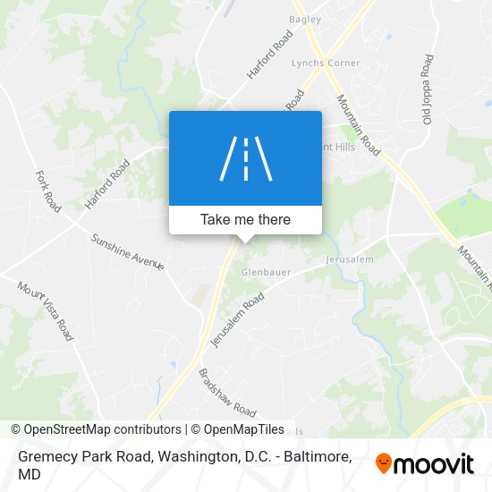 Mapa de Gremecy Park Road