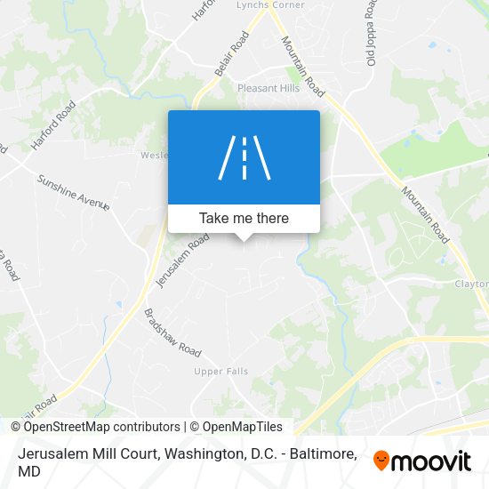 Jerusalem Mill Court map