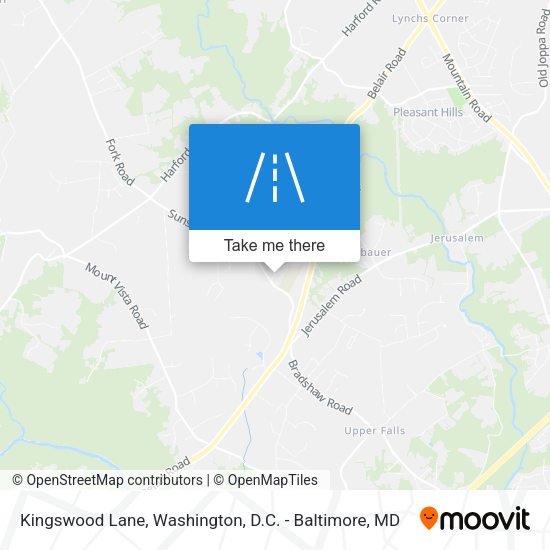Kingswood Lane map