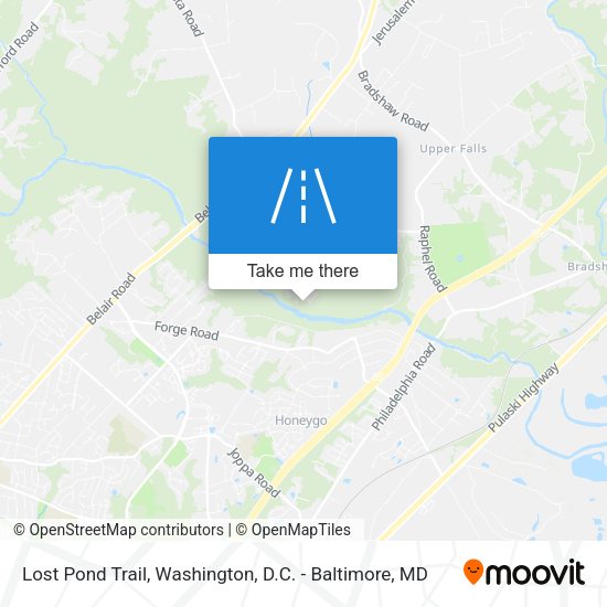 Lost Pond Trail map