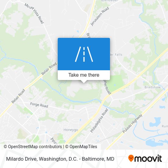Mapa de Milardo Drive