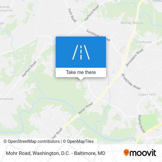 Mapa de Mohr Road