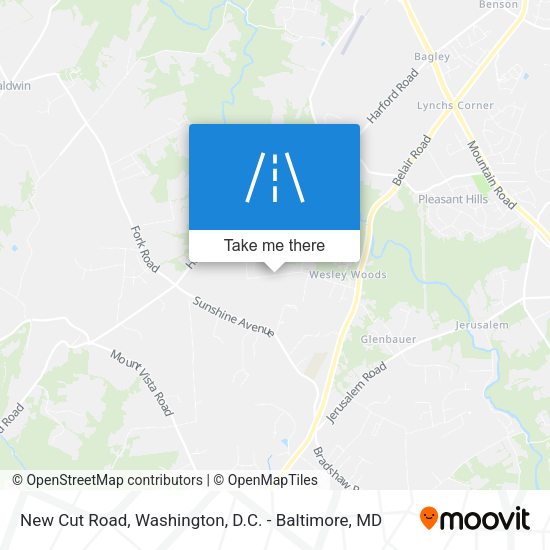 Mapa de New Cut Road