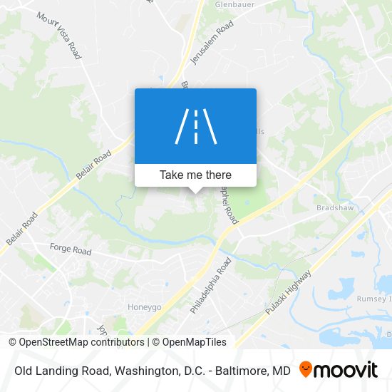 Old Landing Road map