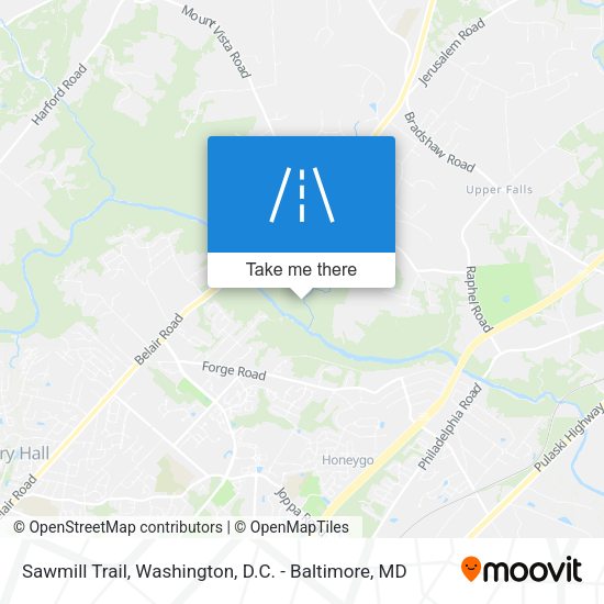 Sawmill Trail map