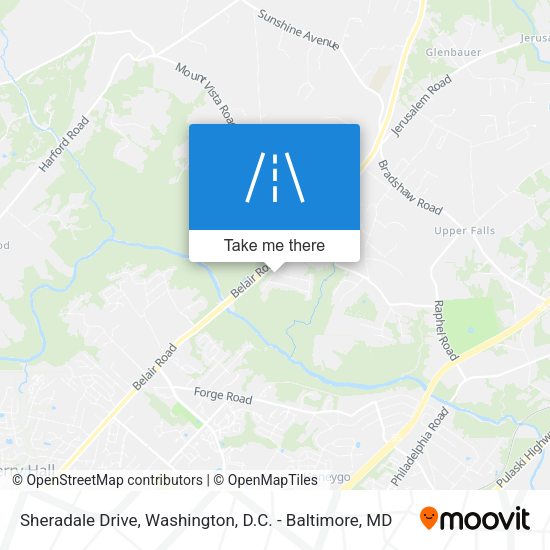 Sheradale Drive map