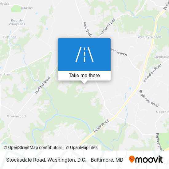 Mapa de Stocksdale Road
