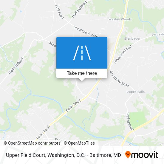 Mapa de Upper Field Court