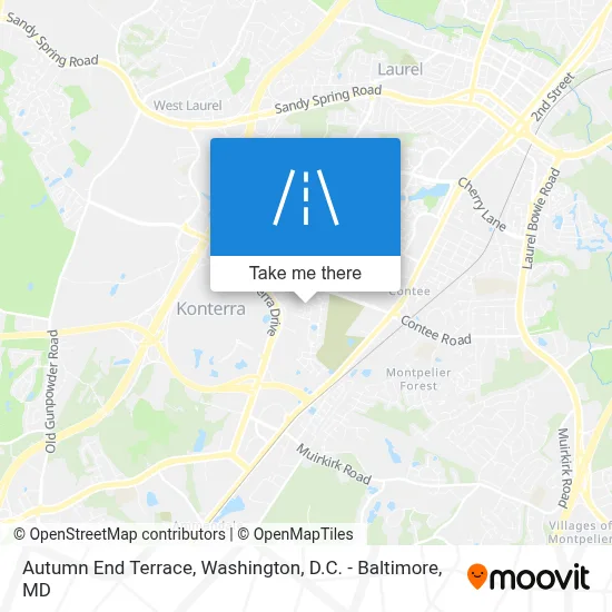 Autumn End Terrace map