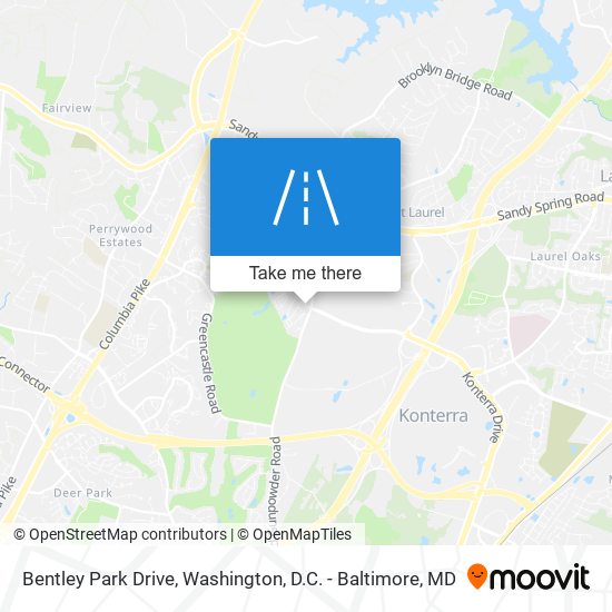 Bentley Park Drive map