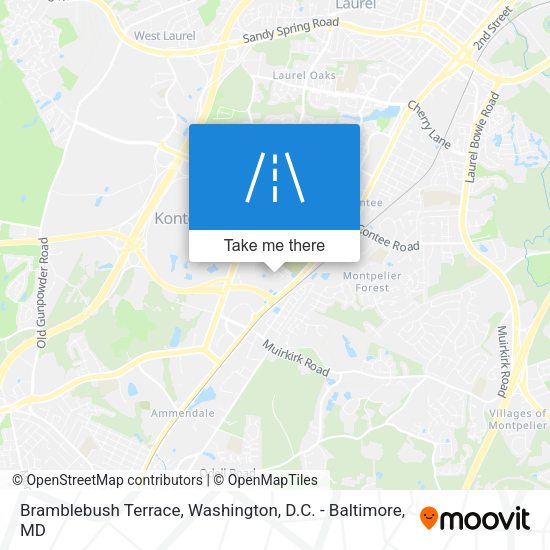 Bramblebush Terrace map