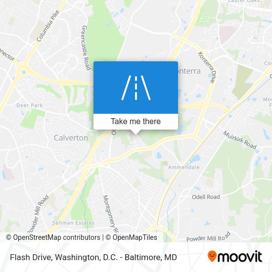 Flash Drive map