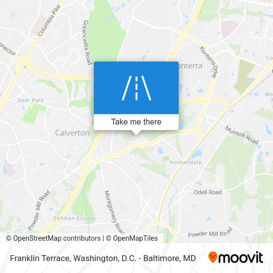 Mapa de Franklin Terrace