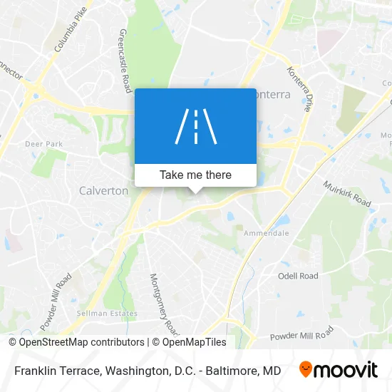 Franklin Terrace map