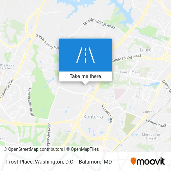 Frost Place map