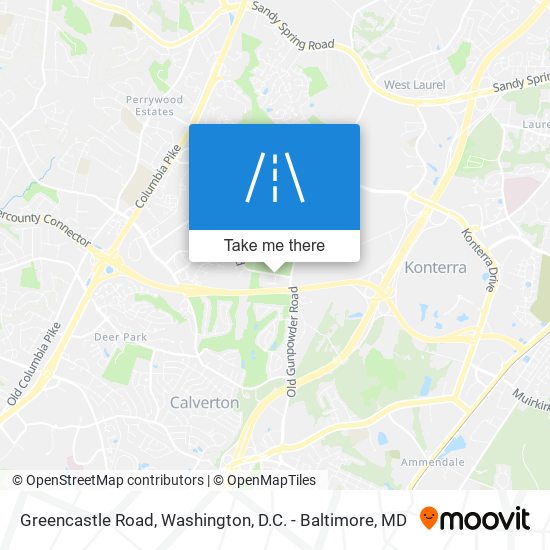 Mapa de Greencastle Road