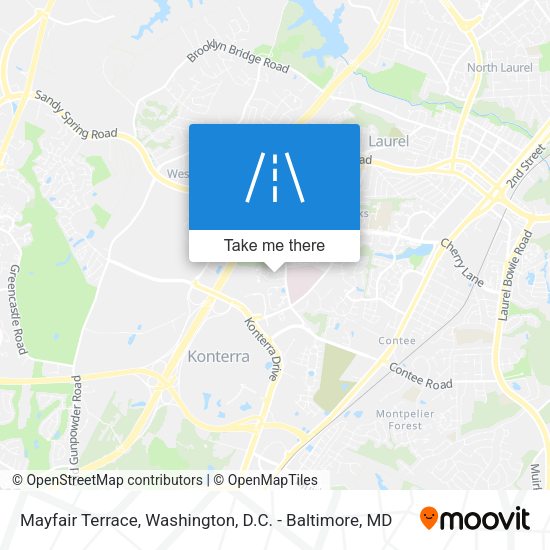 Mayfair Terrace map