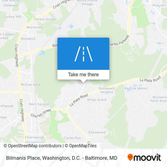 Mapa de Bilmanis Place