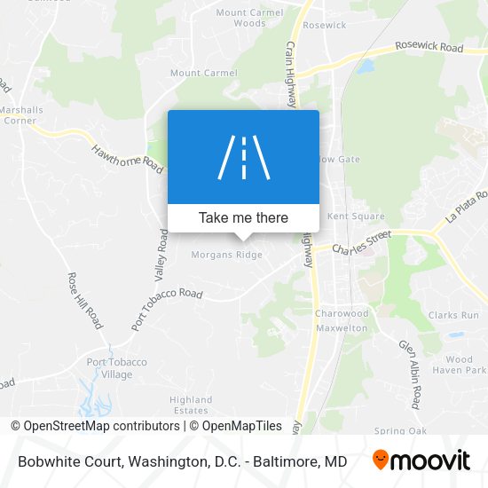 Bobwhite Court map