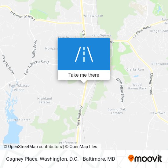 Cagney Place map