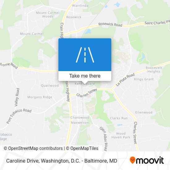 Caroline Drive map