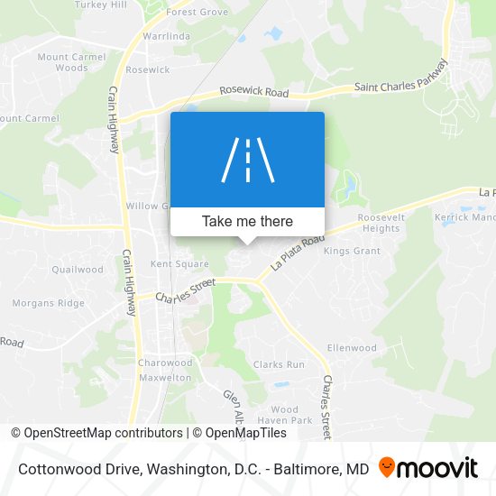 Cottonwood Drive map