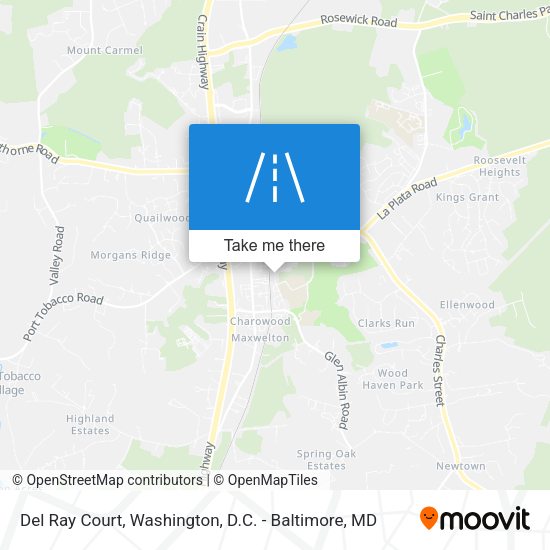 Del Ray Court map