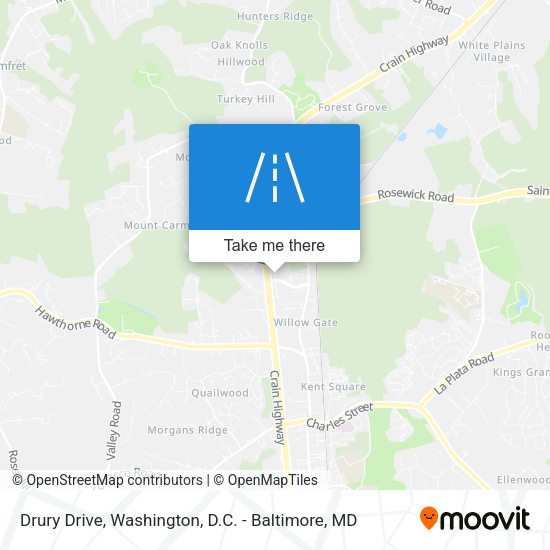 Drury Drive map