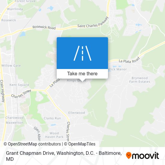 Mapa de Grant Chapman Drive