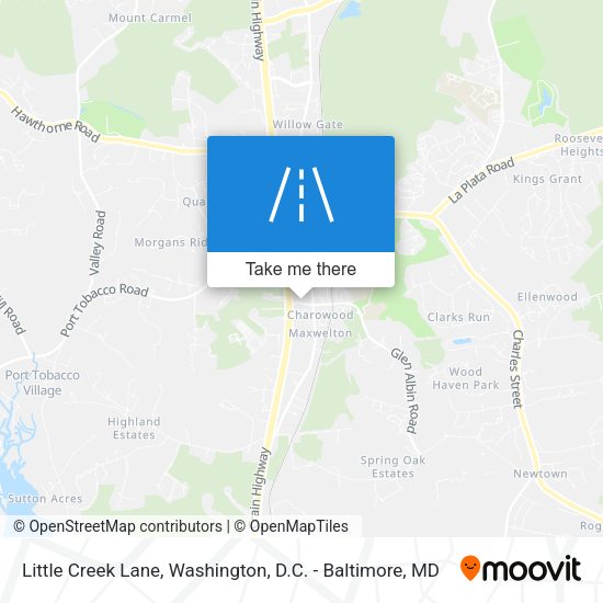 Mapa de Little Creek Lane