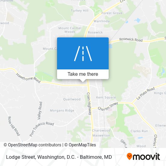 Lodge Street map